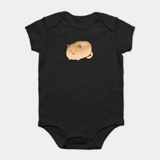 Funny Cat Bread Shape, Love Cats Baby Bodysuit